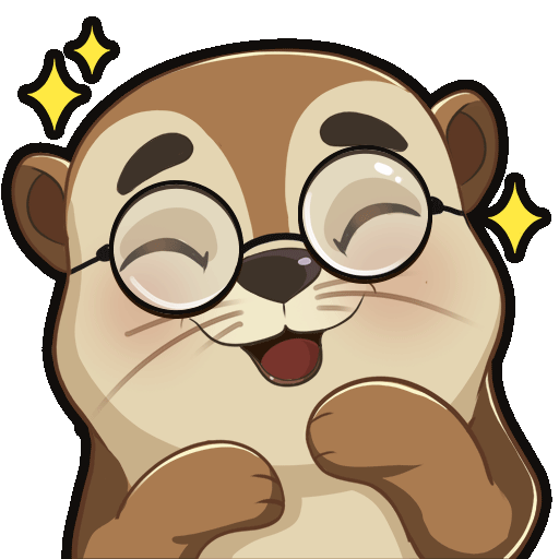 Kai, the Together with Kai otter mascot, smiling