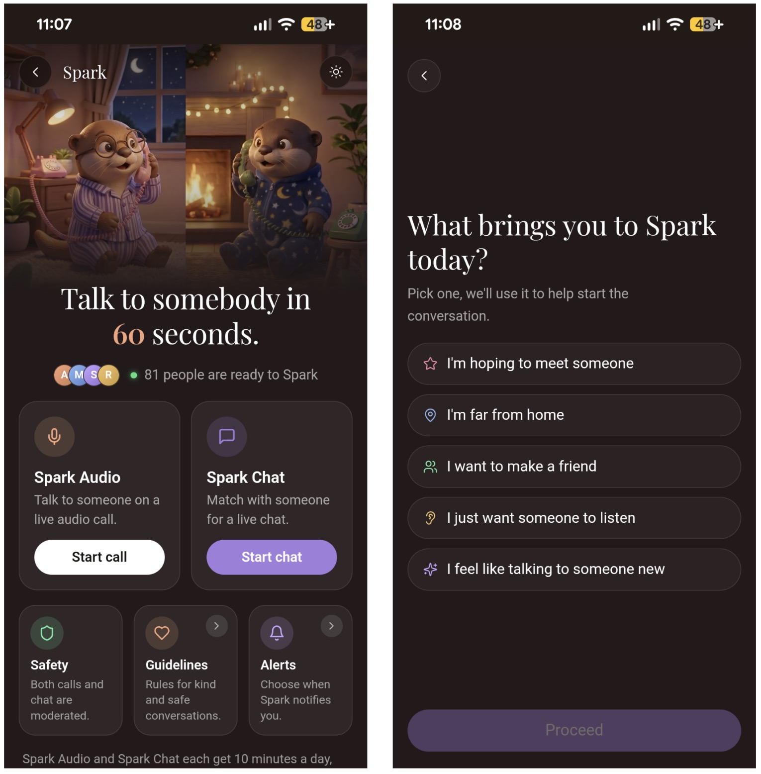 How Spark actually decides who you meet